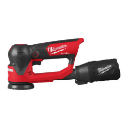 Шлифмашина эксцентриковая аккумуляторная бесщеточная MILWAUKEE, M12 FSDR75-0B, Ø75мм (каркас)