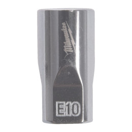 Головка торцева хромована TORX Е-стандарт 1⁄4" MILWAUKEE, E10