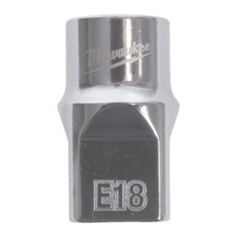 Головка торцева хромована TORX Е-стандарт 1/2'' MILWAUKEE, E18