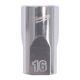 Головка торцева хромована 1/2'' MILWAUKEE, (зірочка 12 гранн.), 16мм