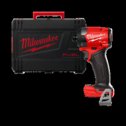 Шуруповерт ударний акумуляторний безщітковий 1/4" HEX MILWAUKEE, M18 FID3-0X, 226Нм (каркас, кліпса для ременя, тримач для біт,