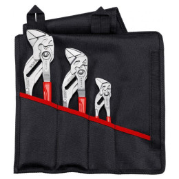 Набор клещей переставных-гаечных ключей KNIPEX 00 19 55 S7 (150/250/300мм) в сумке (3шт)