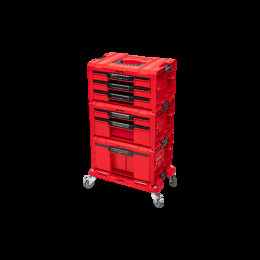 Набір ящиків QBRICK SYSTEM PRO RED DRAWER WORKSHOP SET 6, 2.0 RED ULTRA HD CUSTOM мобільна шафа (525x345x885мм) (5901238260370)