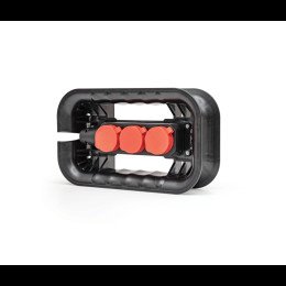 Держатель кабелей QBRICK SYSTEM CUSTOM CABLE WINDER с розетками (кабель в комплект не входит)