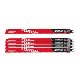 Полотно для шабельних пил TORCH CARBIDE NITRUS MILWAUKEE, 300х2,5мм, (5шт), (метал)