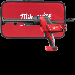 Пістолет для герметиків акумуляторний MILWAUKEE, C18 PCG/310C-0B, 310мл (каркас, пластиковий картридж, сумка)