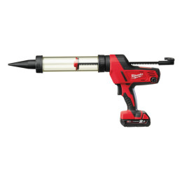 Пістолет для герметиків акумуляторний MILWAUKEE C18 PCG/400T-201B, 400мл (зарядний пристрій М12-18 С, 1 акумулятор М18 В2 2Аг, п