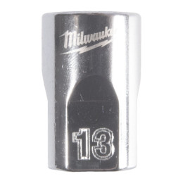 Головка торцева хромована 3/8'' MILWAUKEE, (зірочка 12 гранн.), 13мм