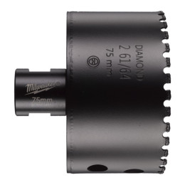 Коронка алмазна Diamond Max MILWAUKEE M14, діаметр 75мм (сухе свердління)
