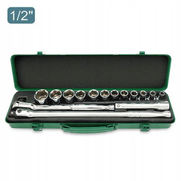 Автомобільний набір інструментів TOPTUL 1/2" 15ед. (6-гр.) GCAD1508