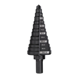 Свердло ступінчасте Step Drill MILWAUKEE, під різьбу М6-М32мм з кроком 2мм