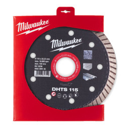 Диск алмазний MILWAUKEE DHTS 115, діаметр 115мм