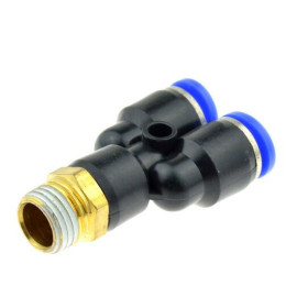 З'єднання цангове Y-подібне 10 мм*1/2" AIRKRAFT SPX10-04