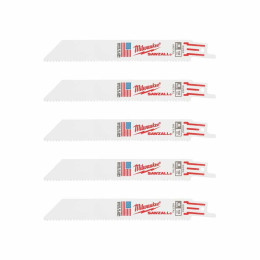 Полотно для сабельных пил MILWAUKEE, 150х2,5мм, (5шт), (универсальное)