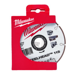 Диск алмазний Speedcross STEELHEAD 115 MILWAUKEE, діаметр 115мм, (метал, нержавійка)