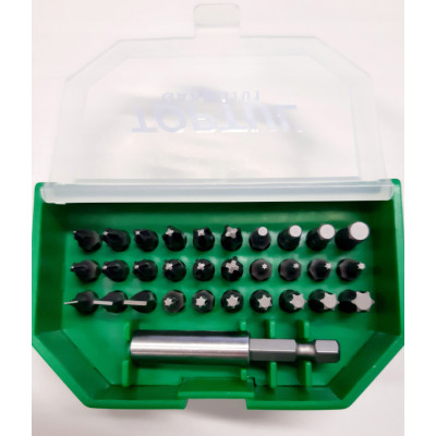 Набір біт для шуруповерта 31ед. TOPTUL 1/4" SL;PH;PZ;TORX;HEX + магнітний тримач GAAW3101