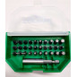 Набір біт для шуруповерта 31ед. TOPTUL 1/4" SL;PH;PZ;TORX;HEX + магнітний тримач GAAW3101
