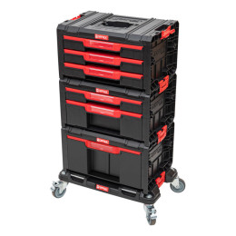 Набор ящиков QBRICK SYSTEM PRO DRAWER WORKSHOP SET 5 2.0 мобильный шкаф (525x345x885мм)