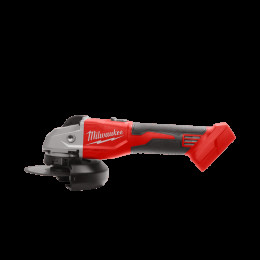 Шліфмашина кутова акумуляторна безщіткова MILWAUKEE, M18 BLSAG125X-0, діаметр 125мм (каркас бічна рукоять, захисний кожух, ключ,