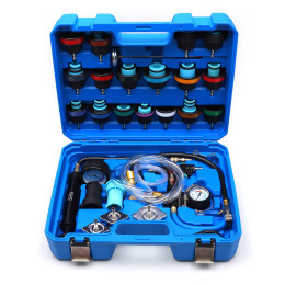Набір для перевірки тиску радіатора та системи охолодження з вакуумним видаленням повітря й заправленням G.I.KRAFT GI-04-0001