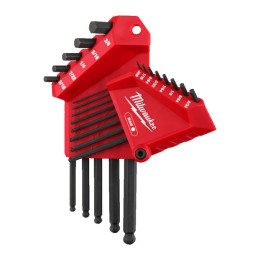 Набір ключів Г-образних шестигранних дюймових HEX MILWAUKEE (3/8'', 5/16'', 1/4'', 7/32'', 3/16'', 5/32'', 9/64'', 1/8'', 7/64''