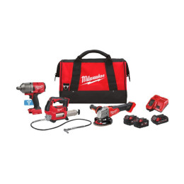 Набор из 3х инструментов аккумуляторных бесщеточных MILWAUKEE M18 FPP3AK-523B "АГРО"
