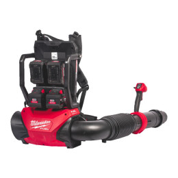 Повітродувка ранцева акумуляторна безщіткова MILWAUKEE, M18 F2BPB-124 (2х18В) (зарядний пристрій M12-18 FC, 4 акумулятори М18 FВ