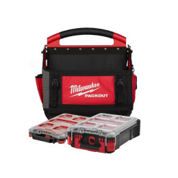 Набір із сумки для інструментів і 2 органайзерів PACKOUT MILWAUKEE,
