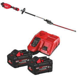 Кущоріз висотний акумуляторний безщітковий MILWAUKEE, M18 FHETE22-802, 216см, лезо 60см (зарядний пристрій M12-18 FC, 2 акумулят