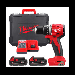 Дриль-шуруповерт акумуляторний безщітковий MILWAUKEE M18 BLDDRC-202C, 60,5Нм (зарядний пристрій М12-18 С, 2 акумулятори М18 В2 2