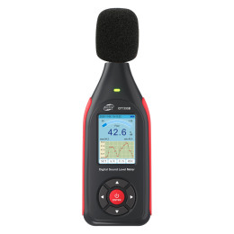 Вимірювач рівня шуму (шумомер) цв дисплей, фільтр А/С, USB BENETECH GT1355B