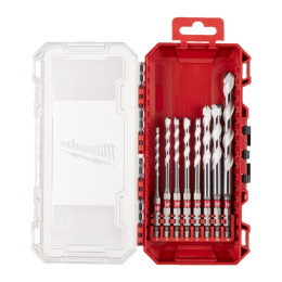 Набор сверл универсальных SHOCKWAVE HEX PACKOUT MILWAUKEE, (Ø4/5/5/6/6/8/10/12мм) (8шт)