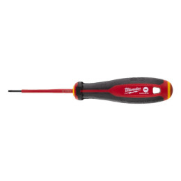Викрутка з тригранною рукояткою ізольована VDE MILWAUKEE, SL 0,4х2,5х75