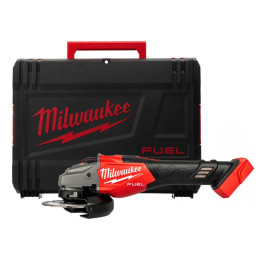 Шліфмашина кутова - болгарка акумуляторна безщіткова MILWAUKEE, M18 FHSAG125XB2-0X, діаметр 125мм (каркас, антивібраційна бічна