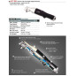 Пневмотрещетка усиленная 1/2" TOPTUL 244N/m 700об/мин KAAH1620