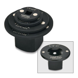 Набір магнітних перехідників 1/4"-1" 4 од. TOPTUL GAAR0404