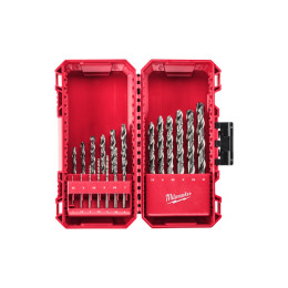 Набір свердел по металу THUNDERWEB HSS-G PACKOUT MILWAUKEE, DIN-338, (діаметр 1/1.5/2/2,5/ 3/3,5/4/4,5/ 5/5,5/6/6,5/ 7/7,5/8/8,5