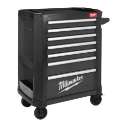 Тумба инструментальная 7 полочная PREMIUM SRC30/7-2 ( RAL 7021) MILWAUKEE