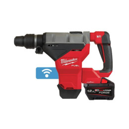 Перфоратор акумуляторний SDS-MAX MILWAUKEE, M18 FHM-121C, 11Дж (зарядний пристрій M12-18 FC, 1 акумулятор М18 FB12 12Аг, кейс)