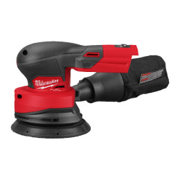 Шліфмашина ексцентрикова акумуляторна безщіткова MILWAUKEE, M18 FROS125-0B, діаметр 125мм (каркас, сумка)