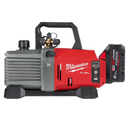 Насос вакуумний акумуляторний MILWAUKEE, M18 FVP5-801 з адаптером (зарядний пристрій M12-18 FC, 1 акумулятор М18 FB8 8Аг)