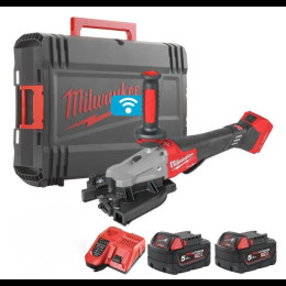 Різак арматури акумуляторний безщітковий MILWAUKEE M18FRBCO32-502X (зарядний пристрій M12-18 FC, 2 акумулятори М18 В5 5Аг, антив