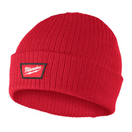 Шапка з манжетою MILWAUKEE, BNC RD, червона (ONE-SIZE)