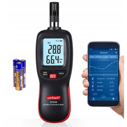 Термогігрометр цифровий Bluetooth 0-100%, -20-70 °C WINTACT WT83B
