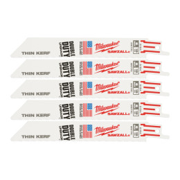 Полотно для шабельних пил THIN KERF MILWAUKEE, 150х1,4мм, (5шт), (метал)