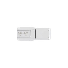 Перехідник хромований для головок MILWAUKEE с квадарата 3/8'' на 1/2'' квадрат