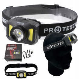Ліхтарик налобний світлодіодний (LED) із зумом PROTESTER PRO-HL0550S