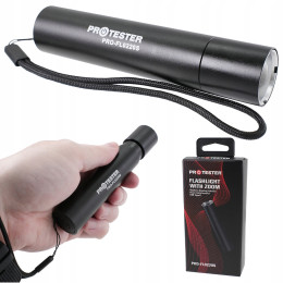 Ліхтарик світлодіодний (LED) ZOOM (+функція Powerbank) PROTESTER PRO-FL0220S